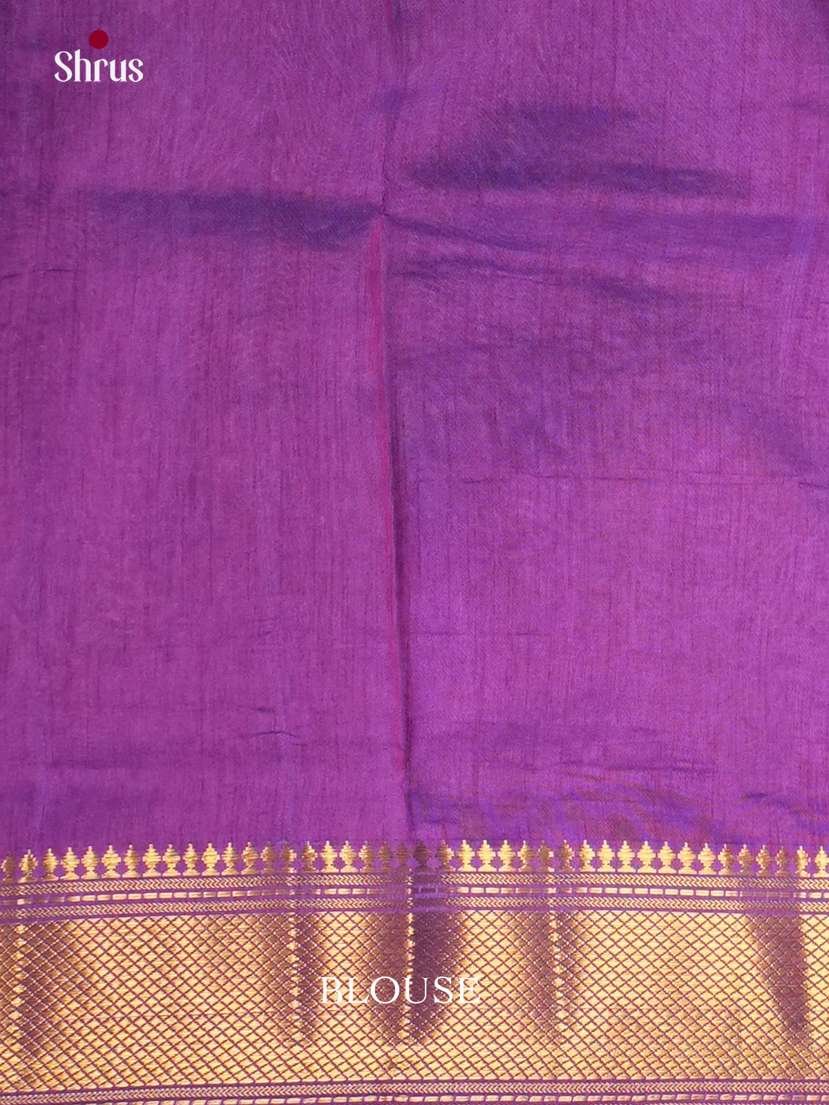 Blue & Purple - Semi Patola Saree - DKS26233 - Shop on Shrus.com