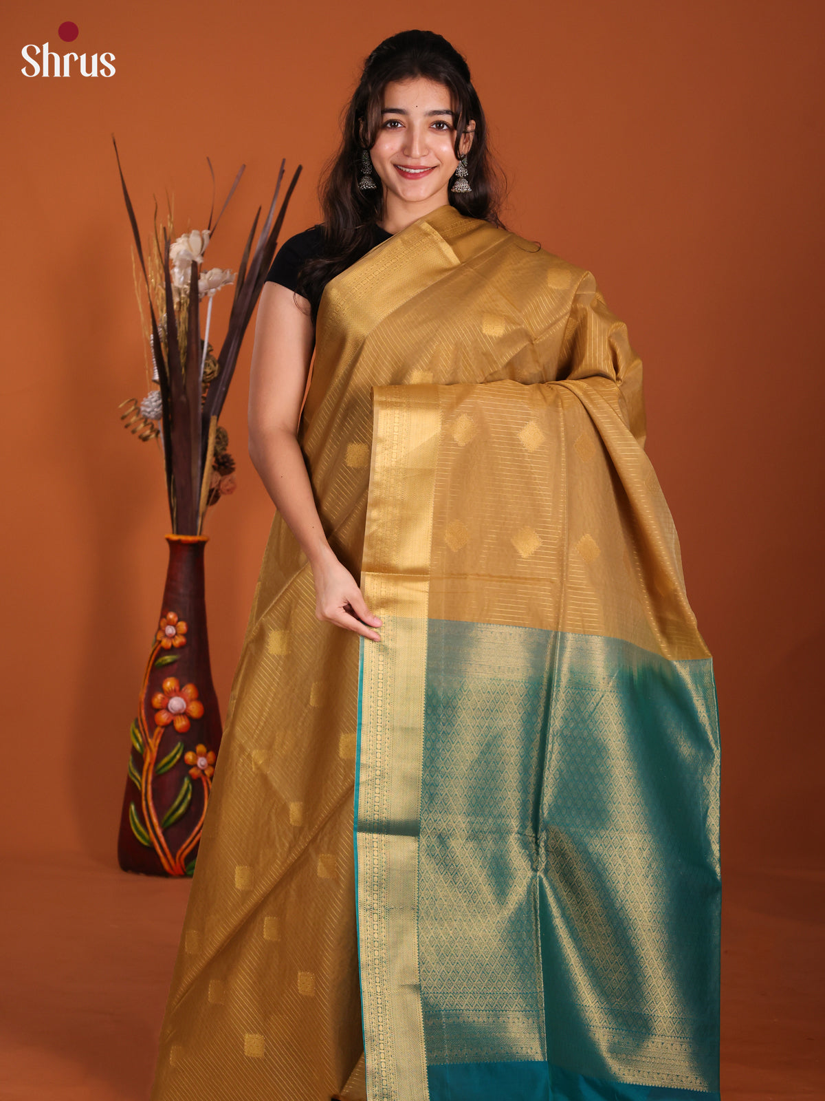 DKS26283 - Semi Silkcotton Saree - Shop on Shrus.com