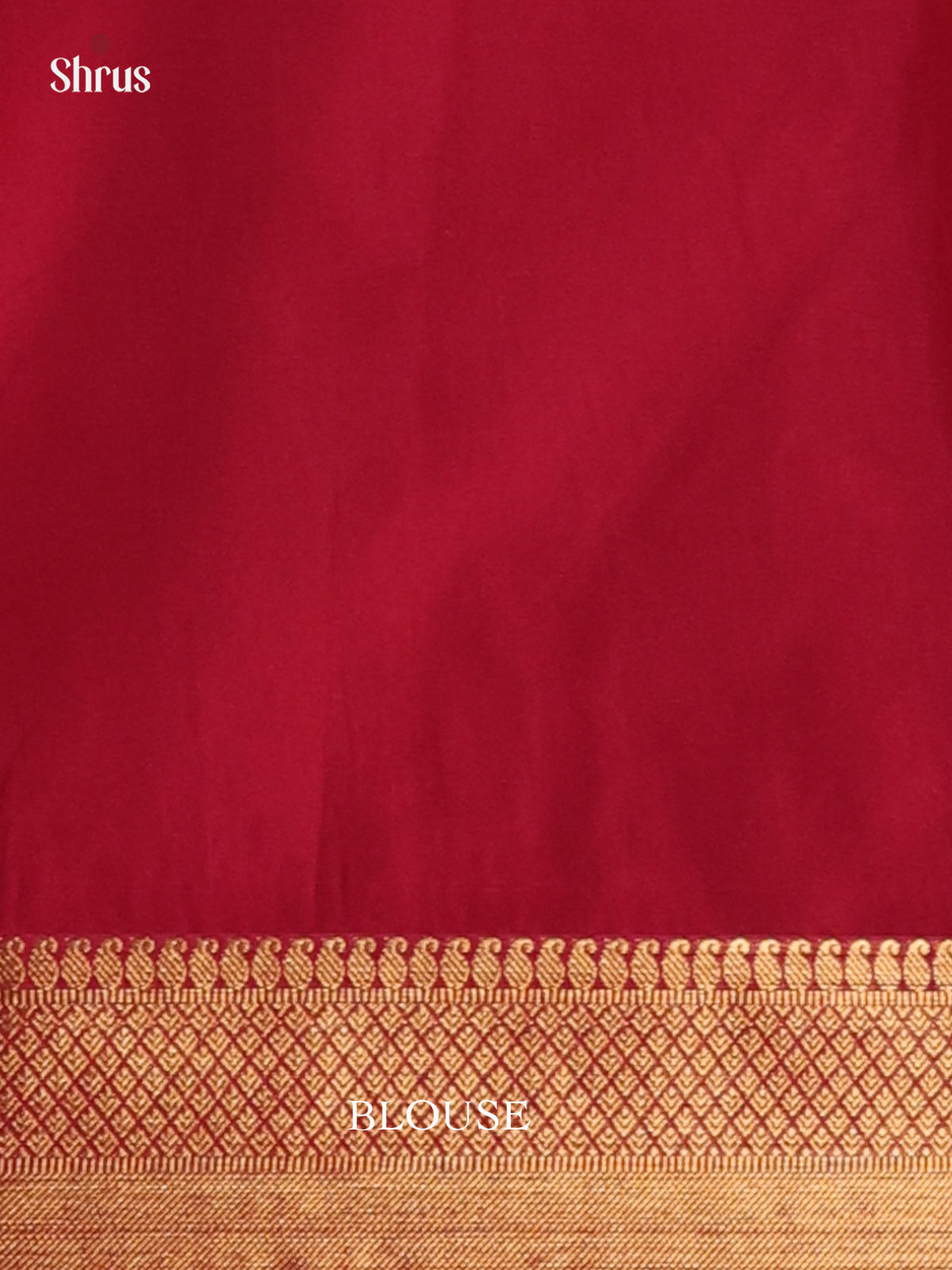 Teal & Red  - Semi Silkcotton Saree-DKS26297
