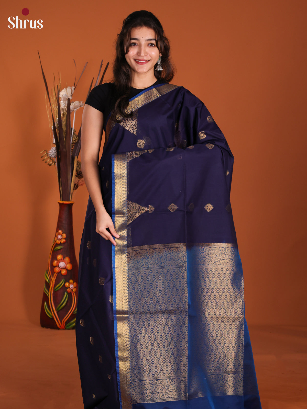 DKS26315 - Semi Silkcotton Saree - Shop on Shrus.com