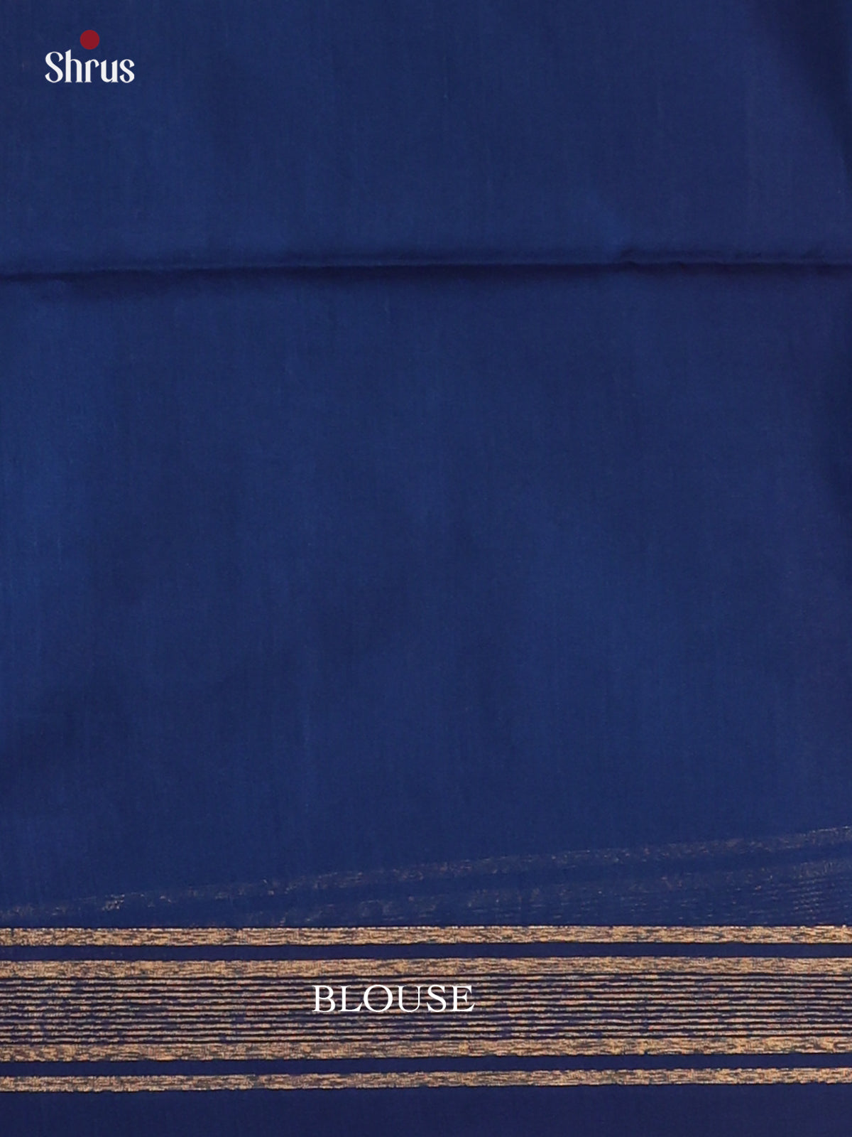 Orange & Blue  - Semi Silkcotton Saree- DKS26320