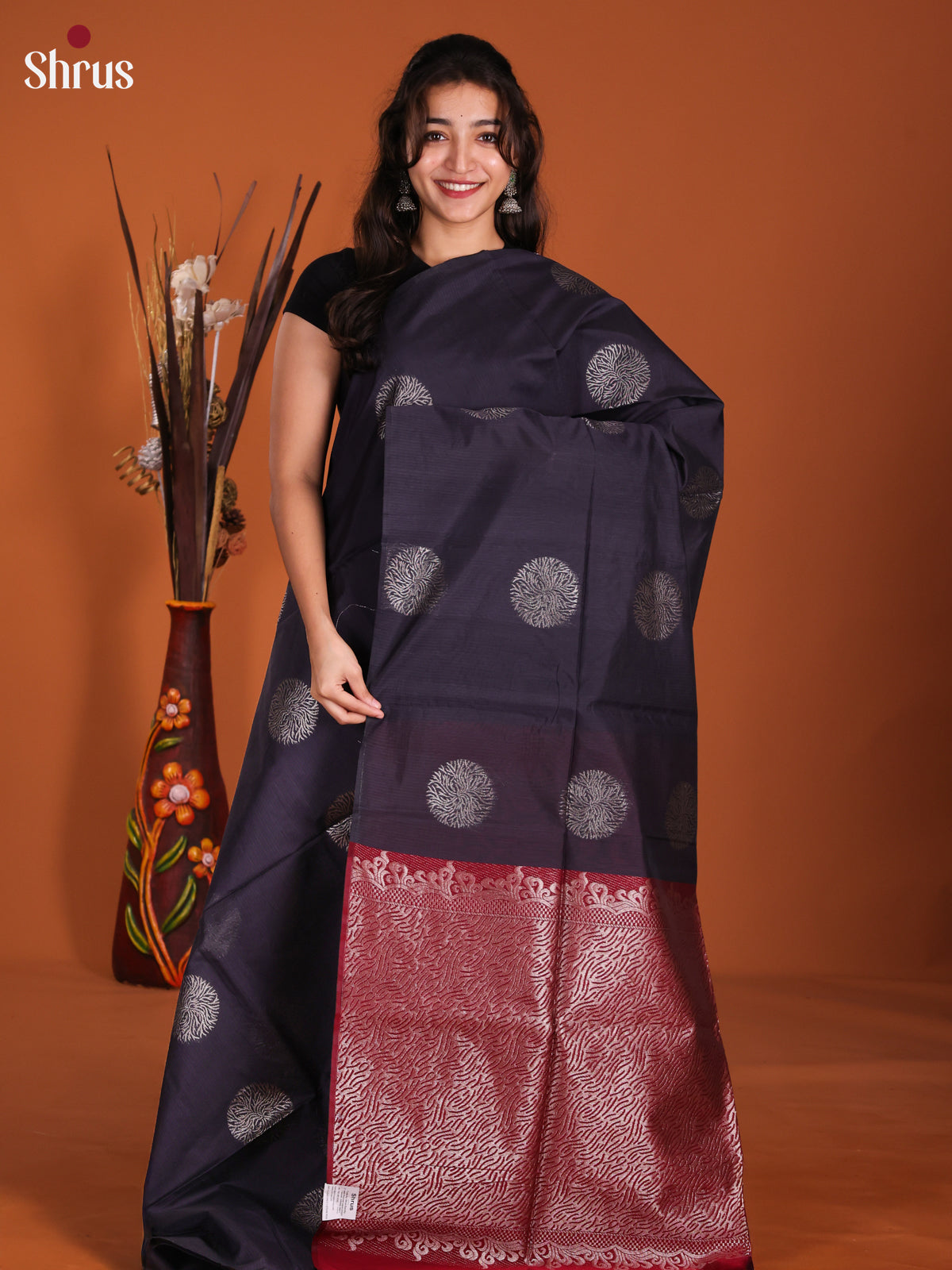 DKS26510 - Semi Silkcotton Saree - Shop on Shrus.com