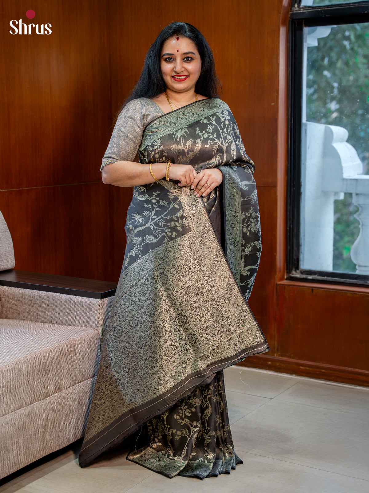 DKS27001 - Semi Chiniya Saree