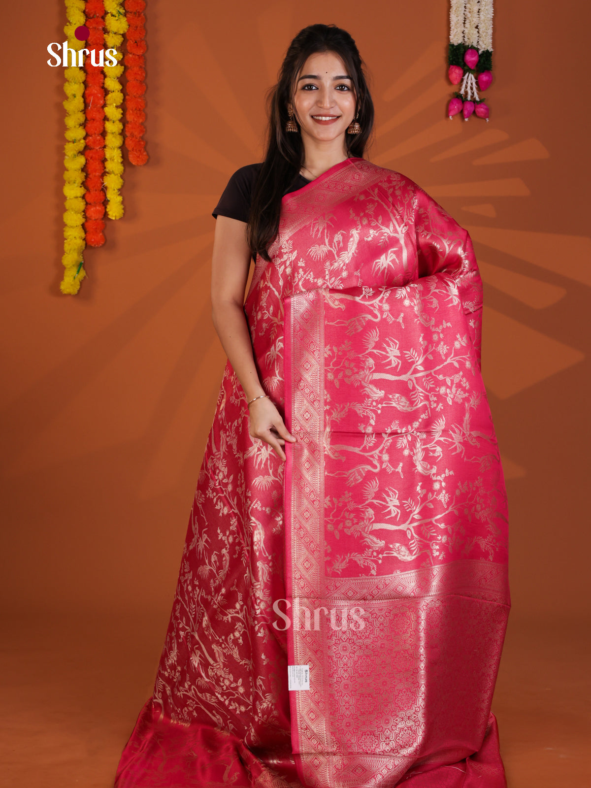 DKS27002 - Semi Chiniya Saree