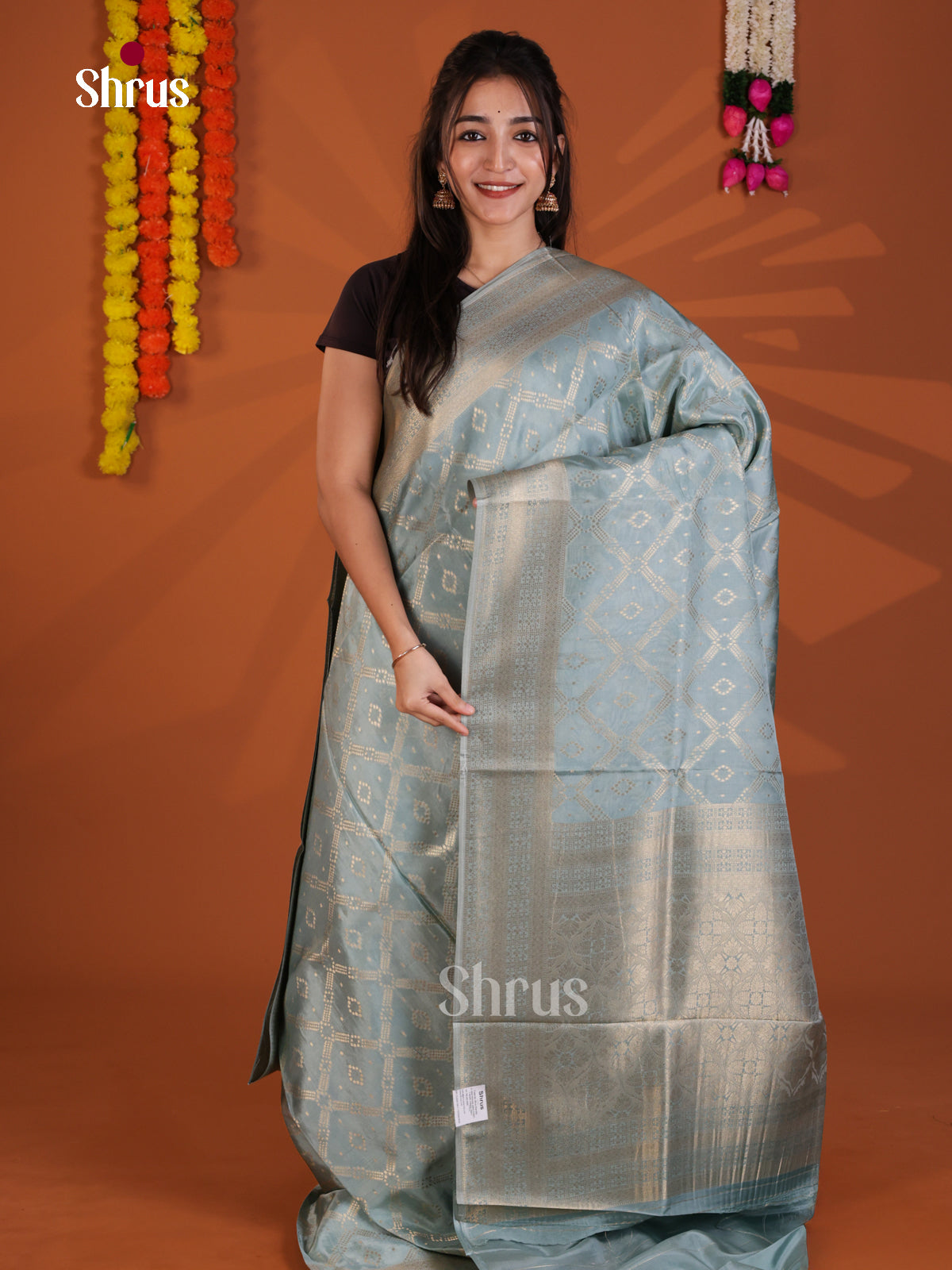 DKS27011 - Semi Chiniya Saree
