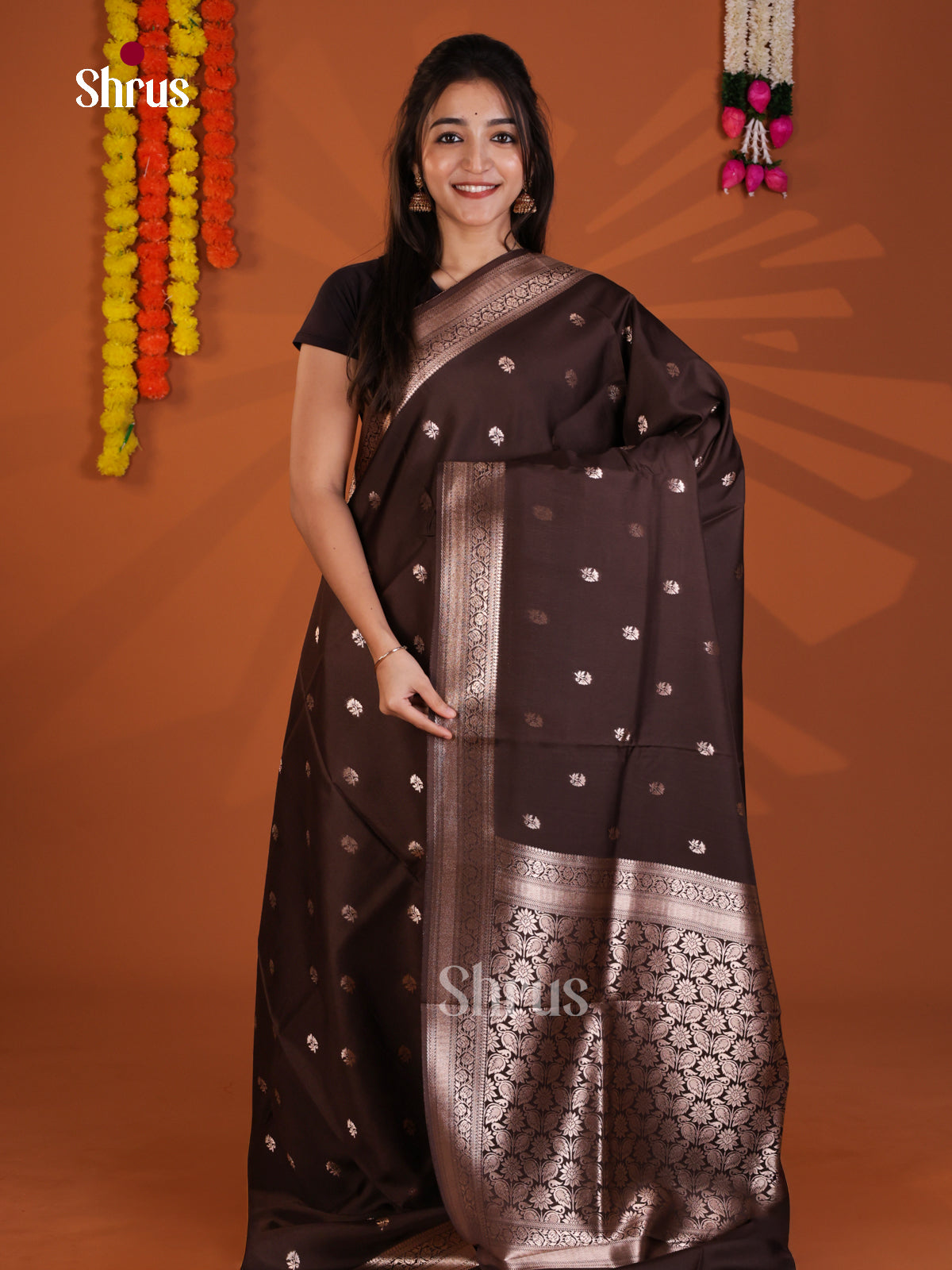 DKS27028 - Semi Chiniya Saree
