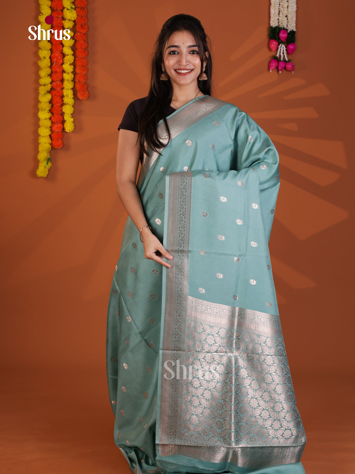 DKS27034 - Semi Chiniya Saree