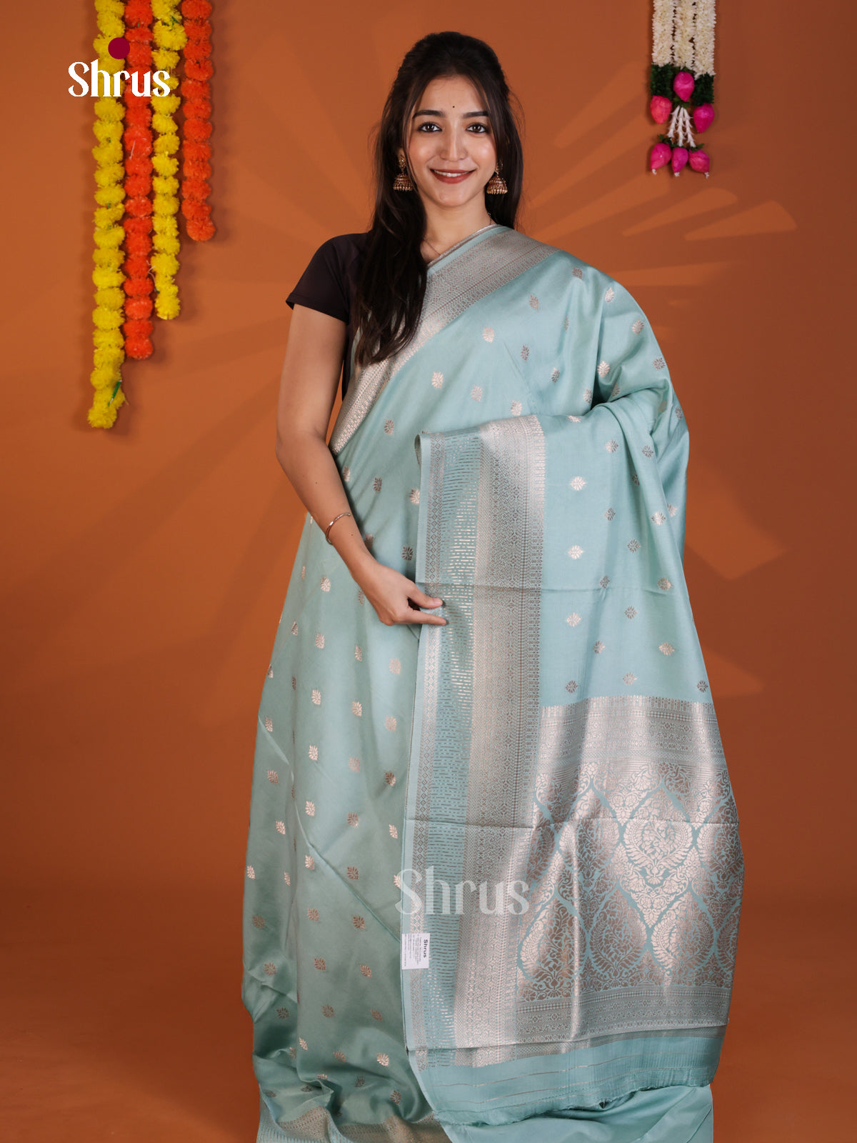 DKS27043 - Semi Chiniya Saree