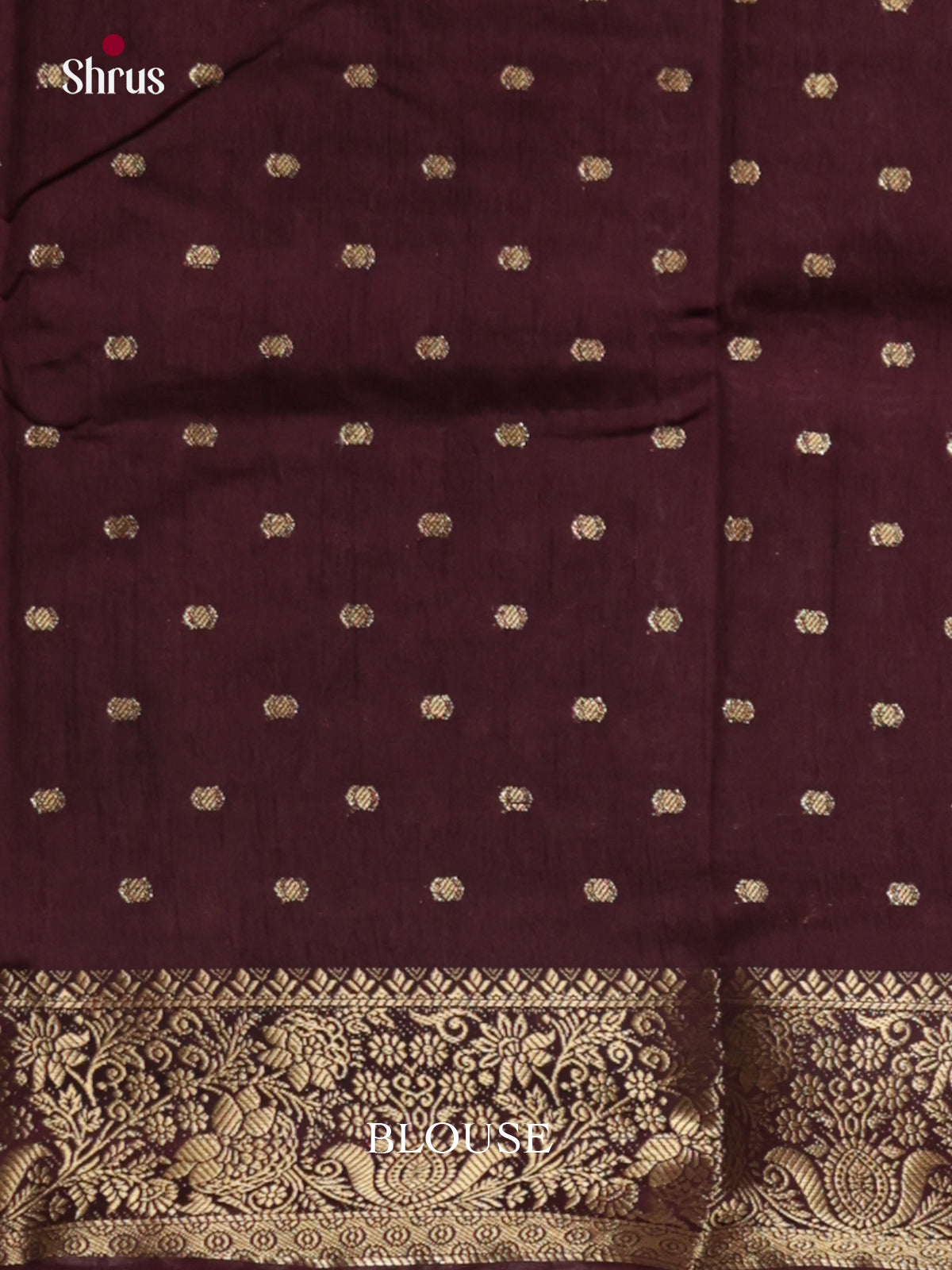 Brown - Semi Rawsilk Saree - Shop on Shrus.com