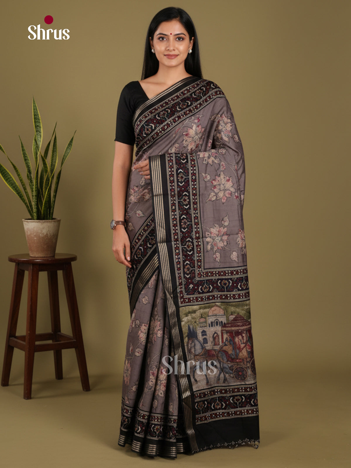 DJS27068 - Art Modal Saree - Shop on Shrus.com