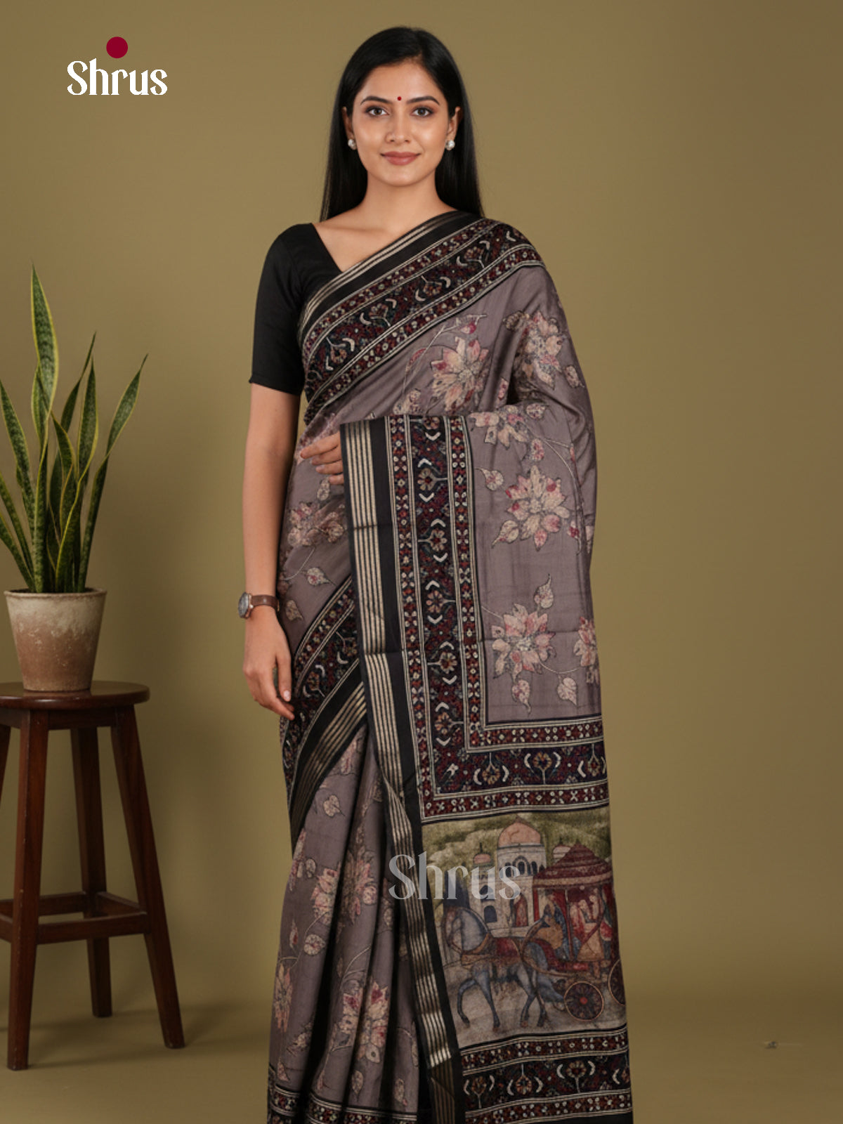 DJS27068 - Art Modal Saree - Shop on Shrus.com