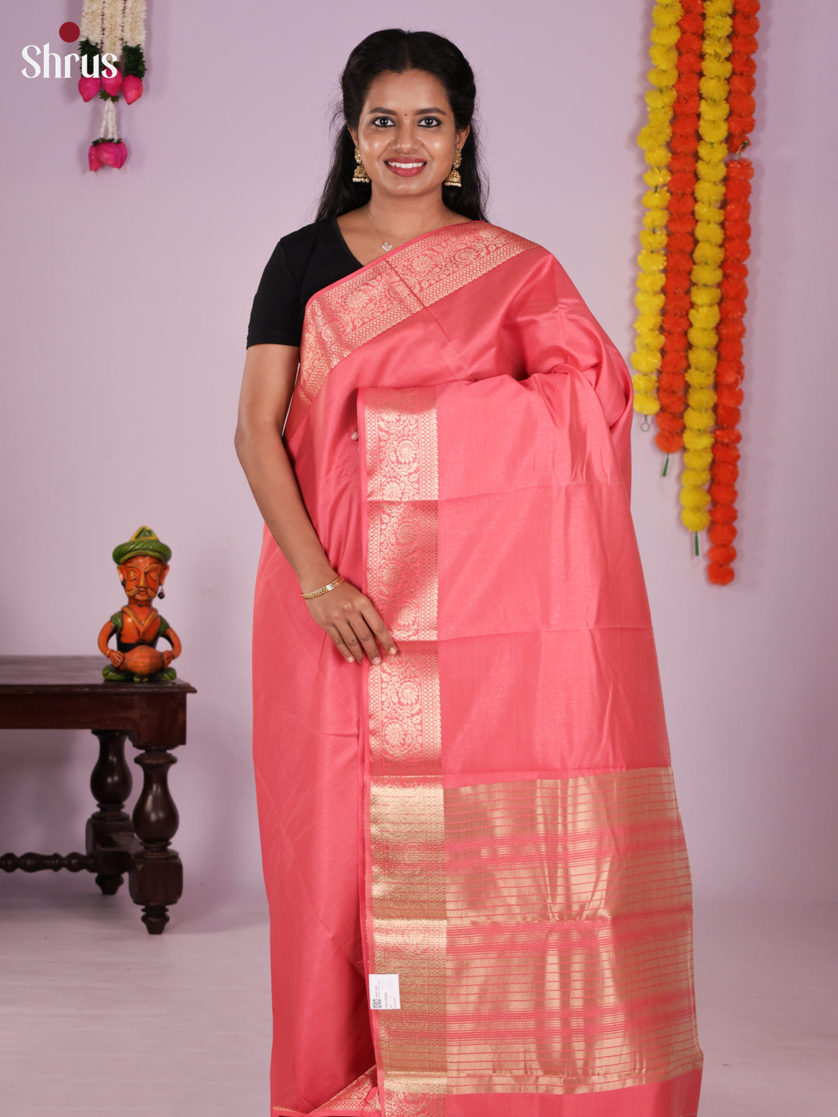 DKS27084 - Semi Rawsilk Saree