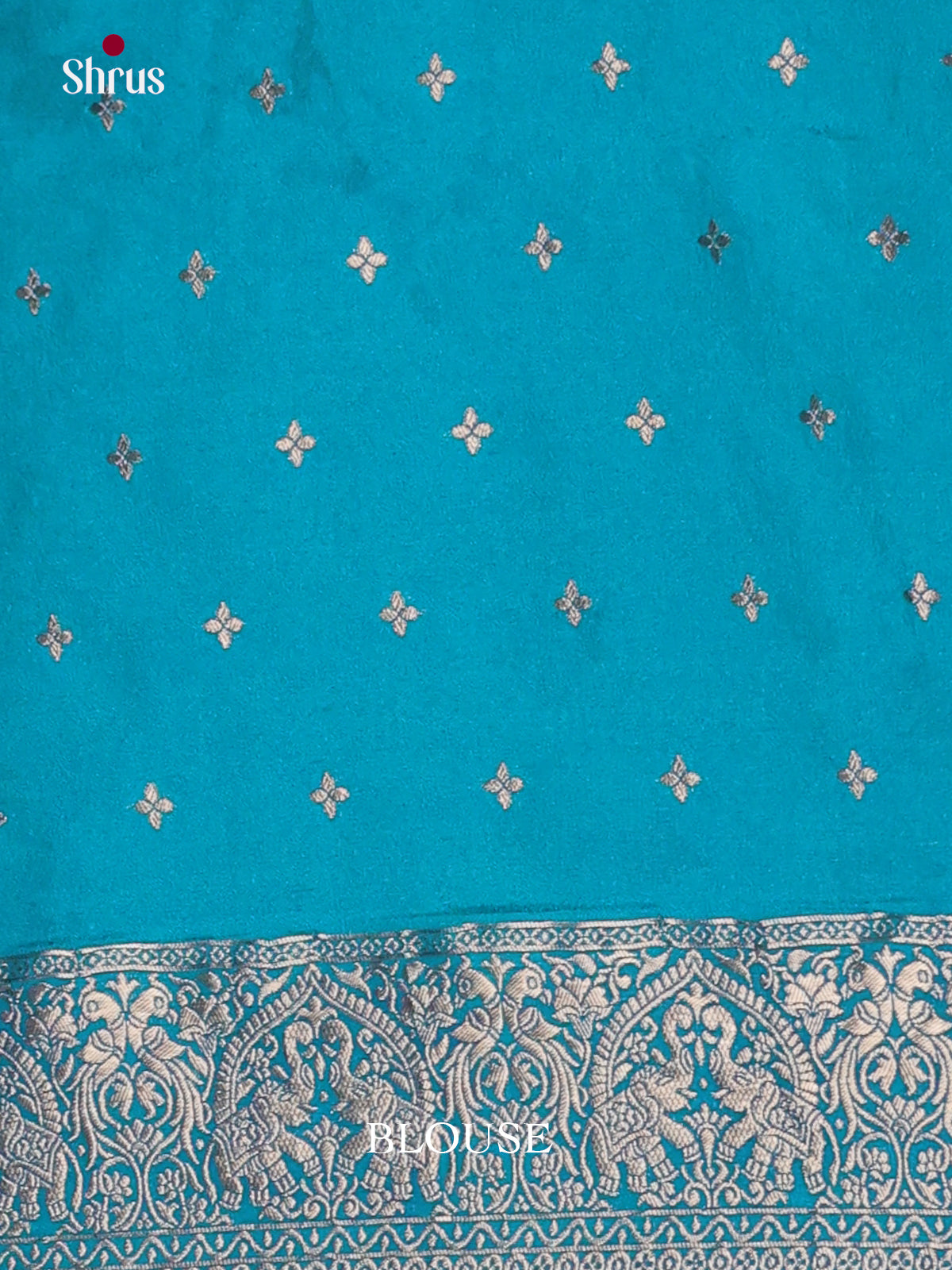 Blue - Semi Georgette Saree