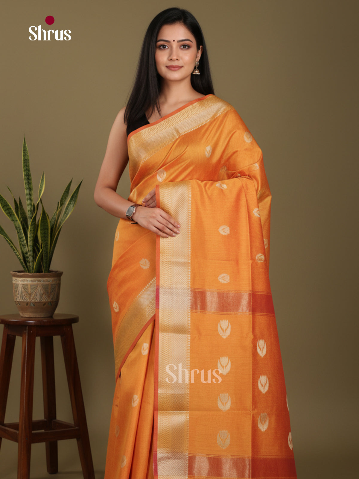 Orange - Art Maheshwari  Saree - Shop on Shrus.com