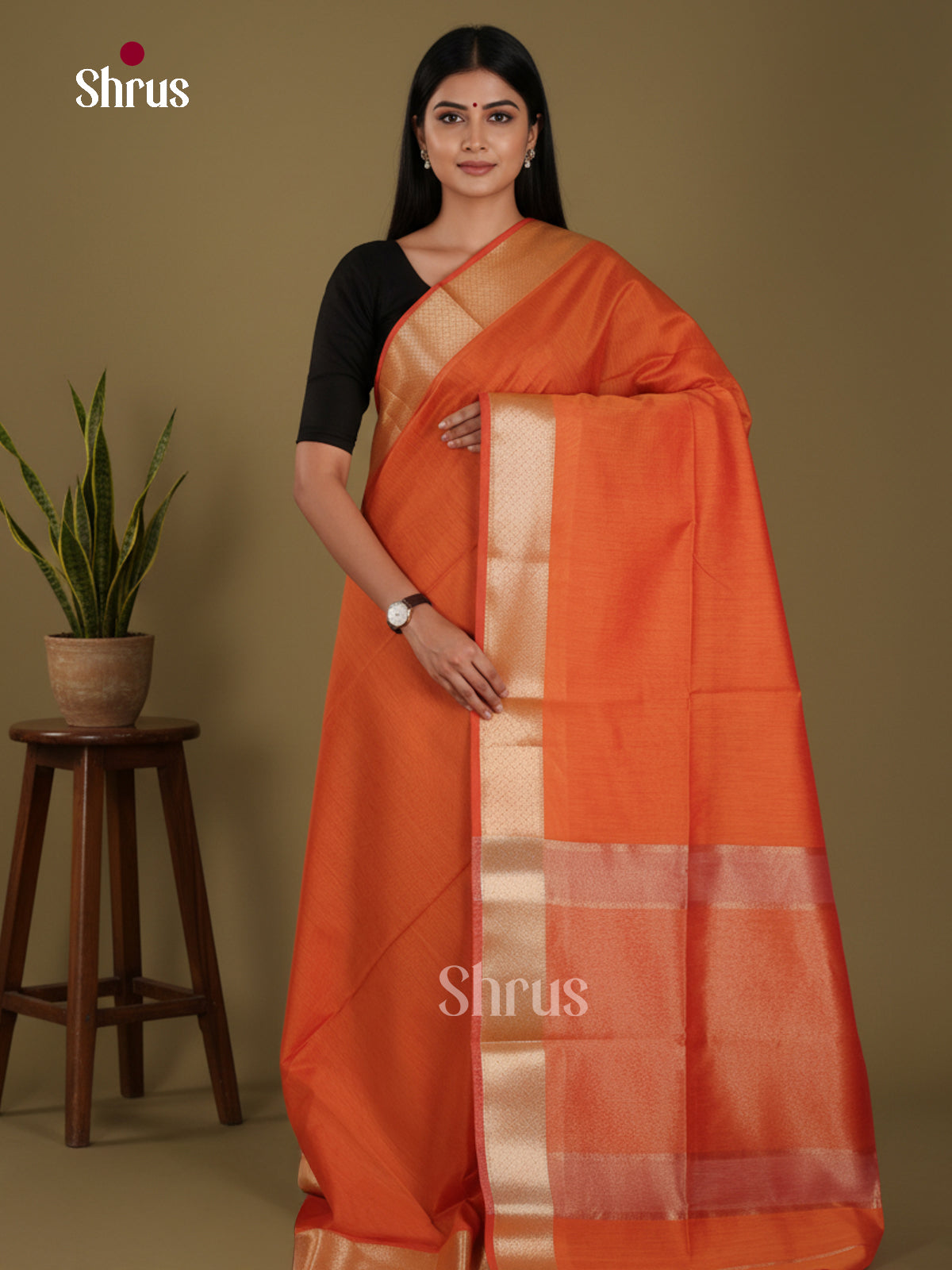 Orange - Art Maheshwari  Saree