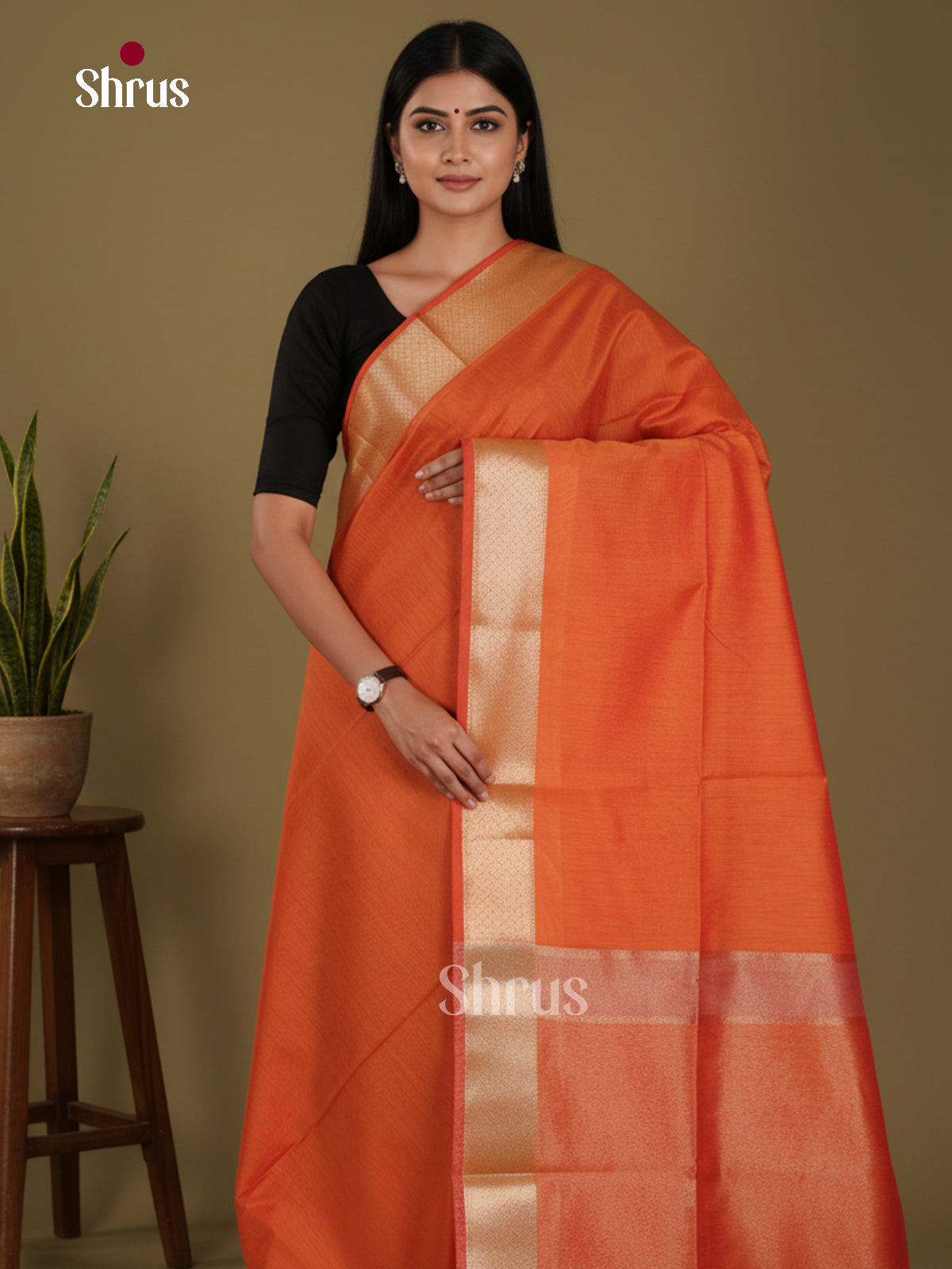 Orange - Art Maheshwari  Saree