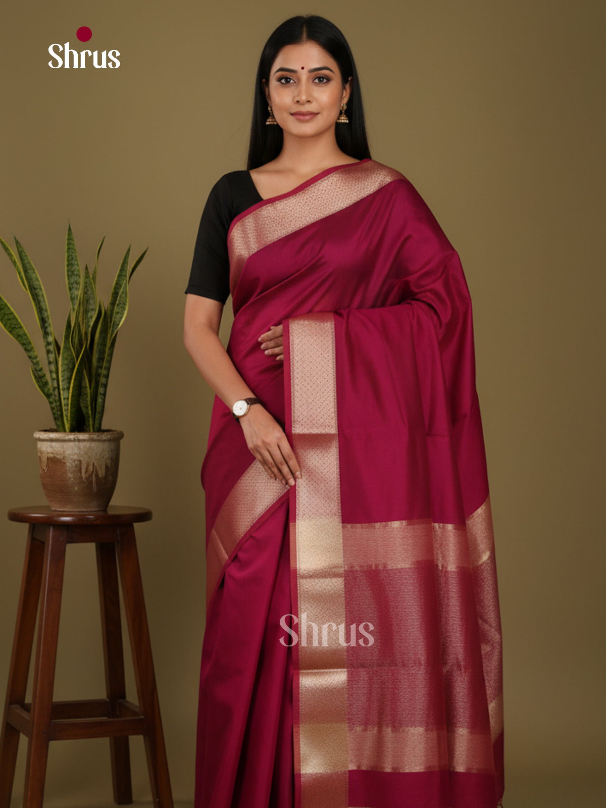 Maroon - Art Maheshwari  Saree