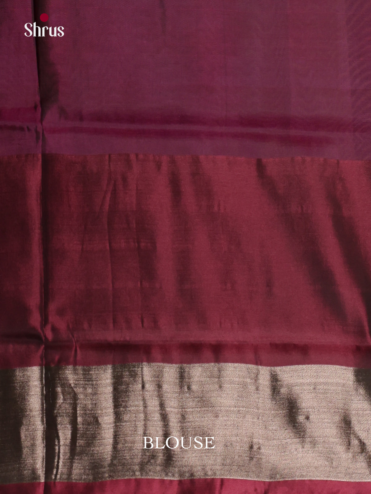 Pink & Maroon - Semi uppada Saree