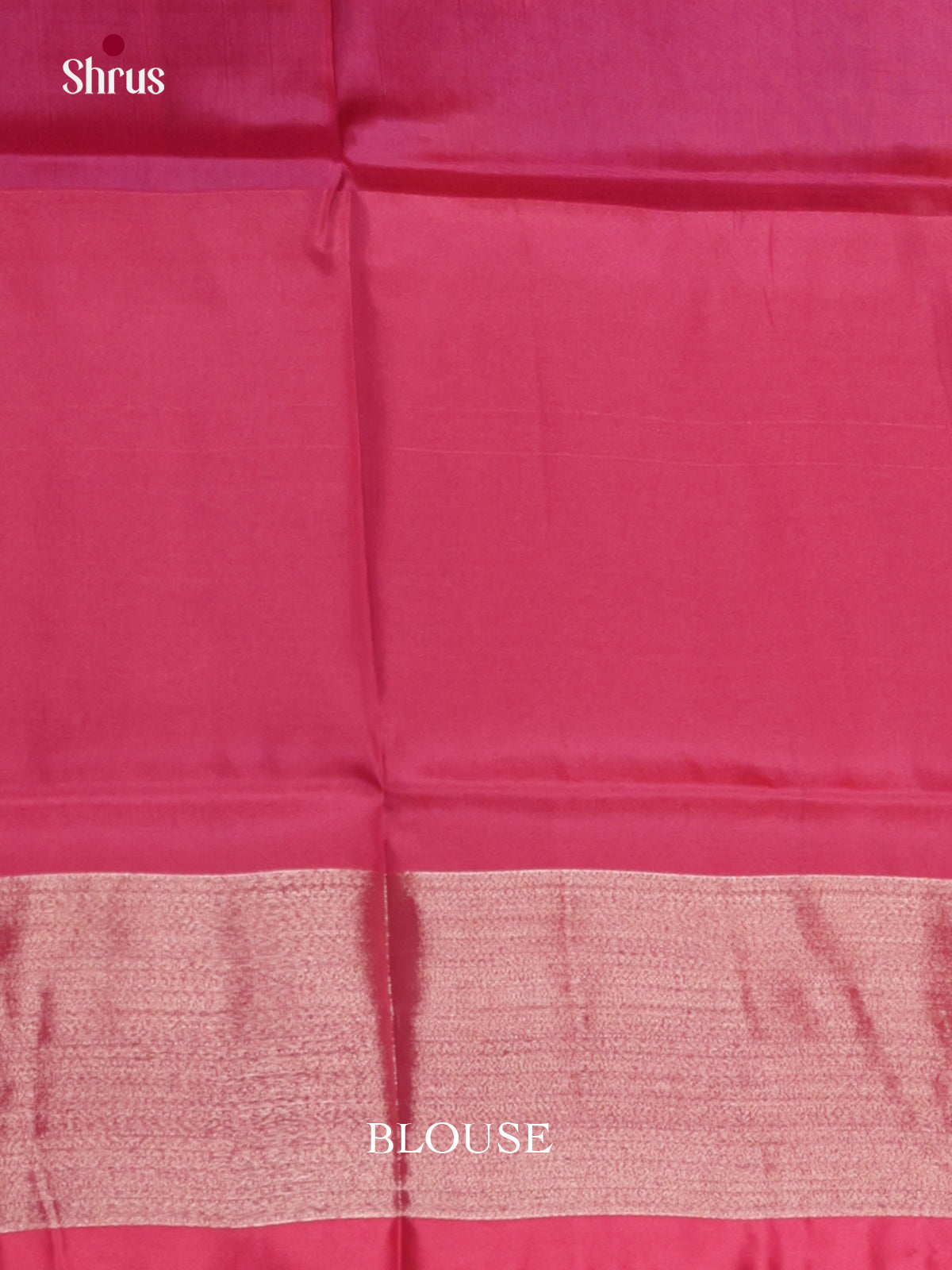 Blue & Pink - Semi uppada Saree