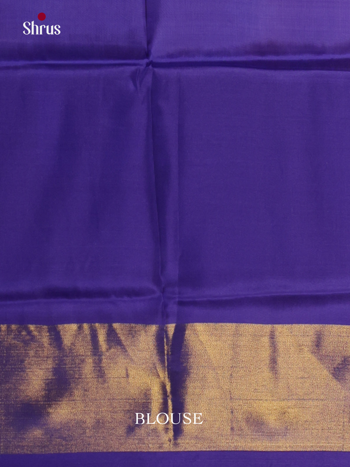 Peachish Orange & Blue - Semi uppada Saree