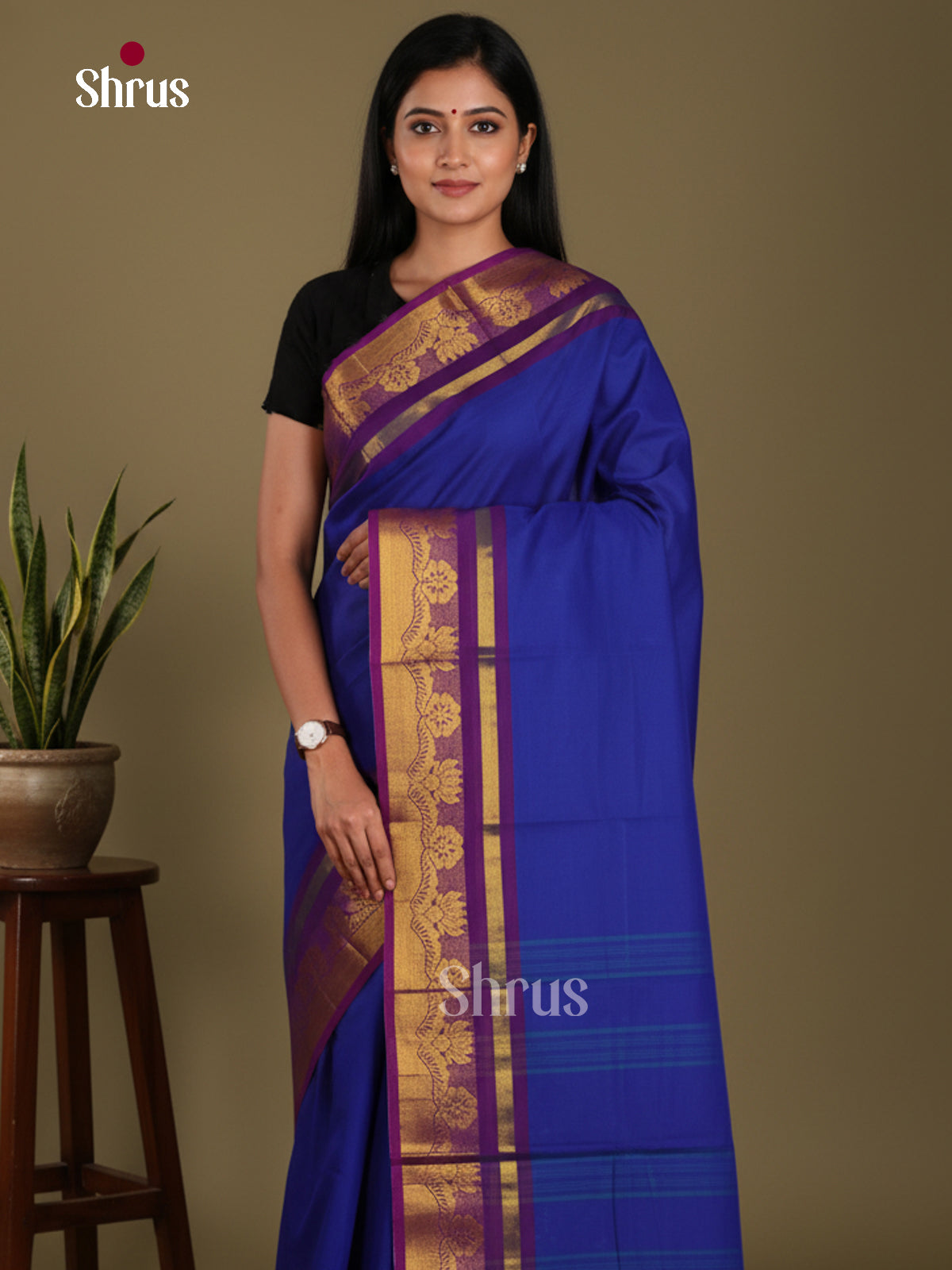 DKS28173 - Chettinad Mix Cotton-Without Blouse Saree