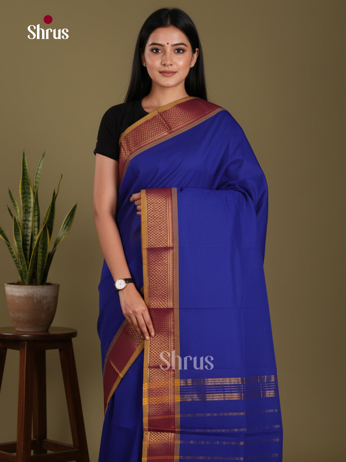 DKS28176 - Chettinad Mix Cotton-Without Blouse Saree