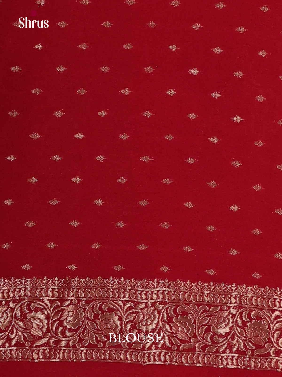 Yellow & Red- Semi Georgette Saree