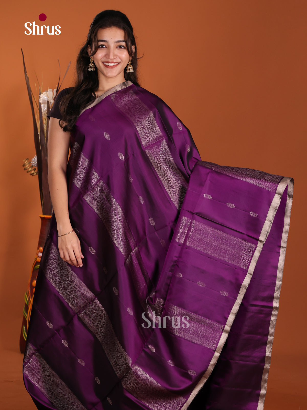 DKS29222 - Soft Silk (HR) Saree - Shop on Shrus.com