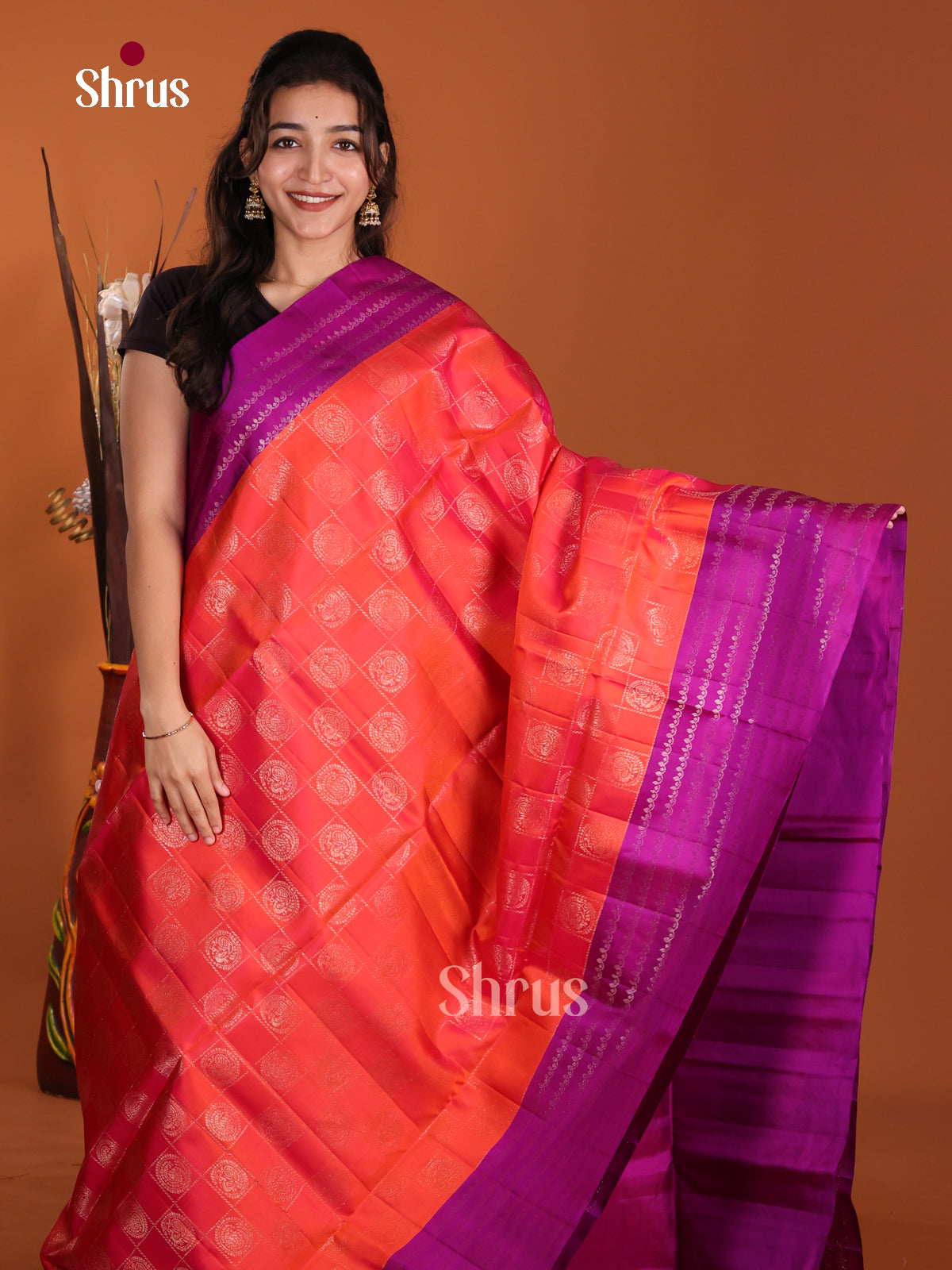 DKS29228 - Soft Silk (HR) Saree - Shop on Shrus.com