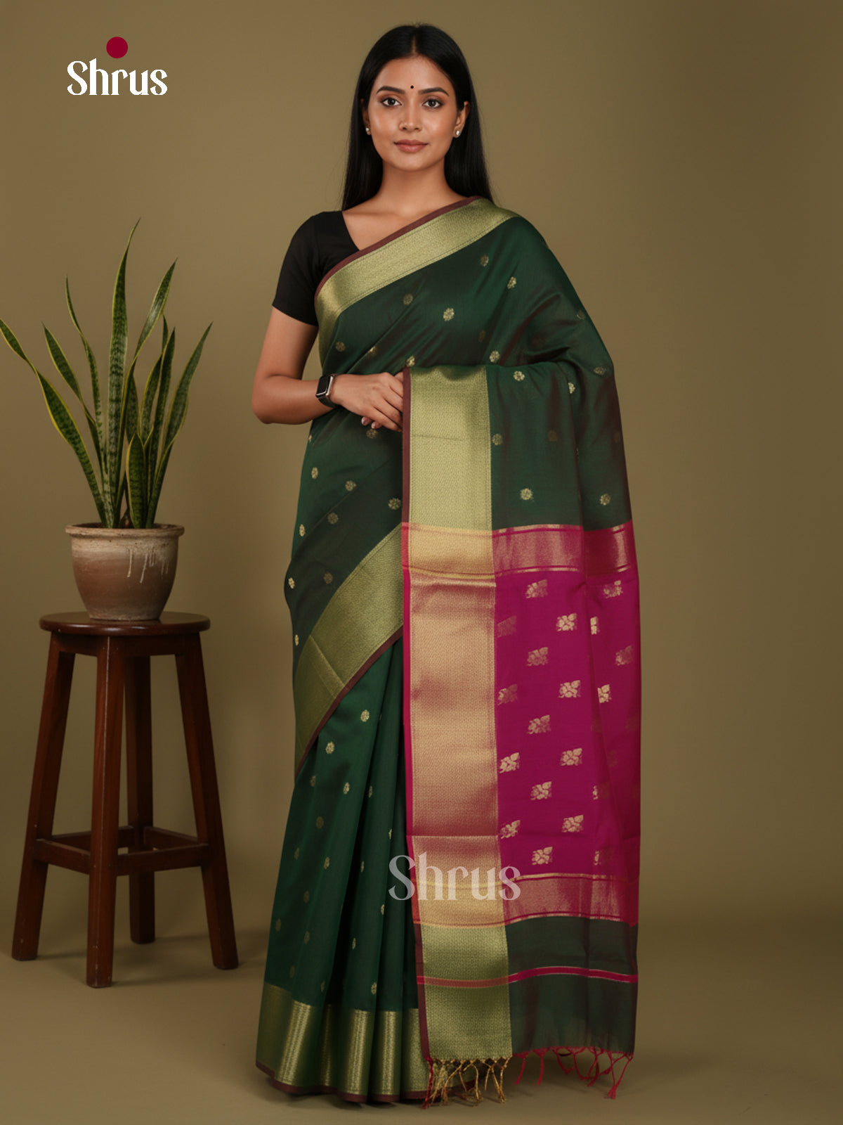 Green & Purple- Art Maheshwari  Saree