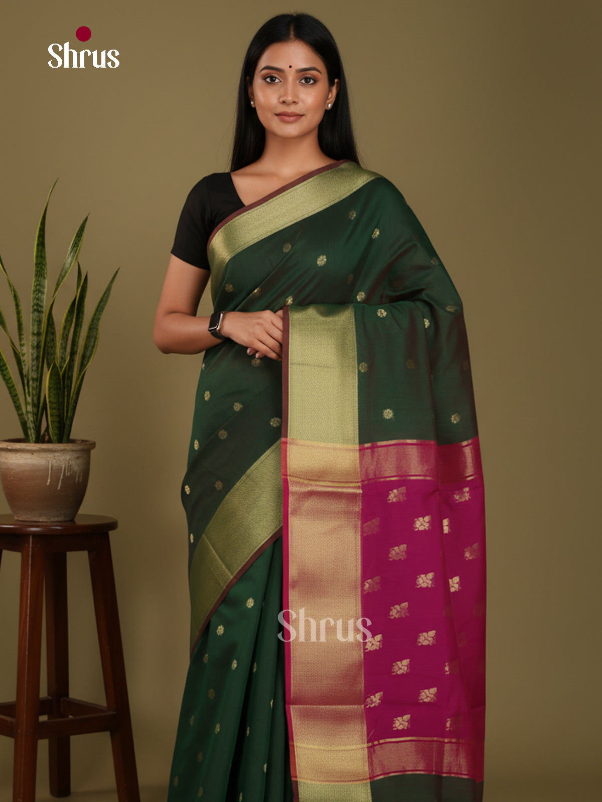 Green & Purple- Art Maheshwari  Saree