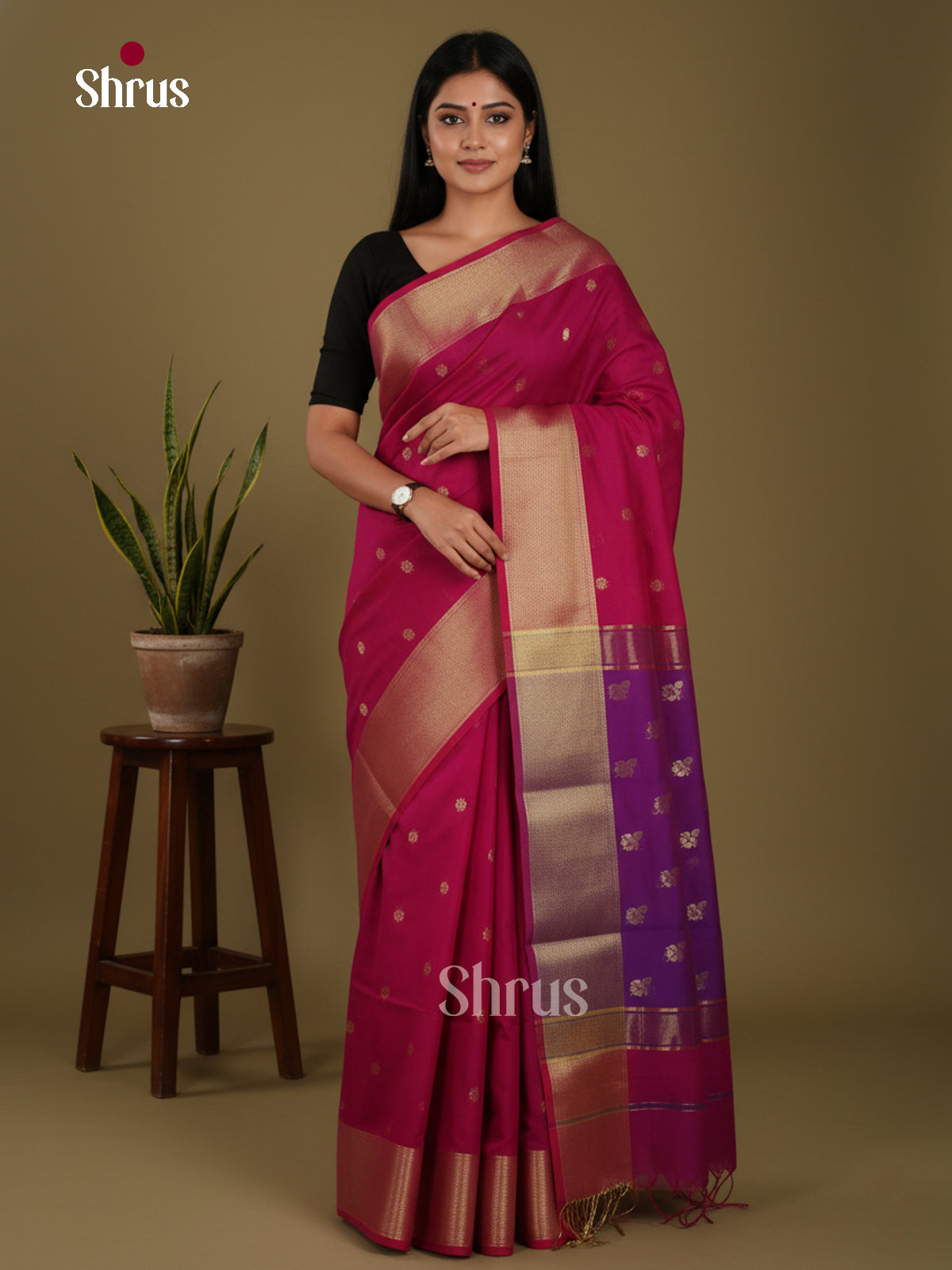 Pink & Violet- Art Maheshwari  Saree