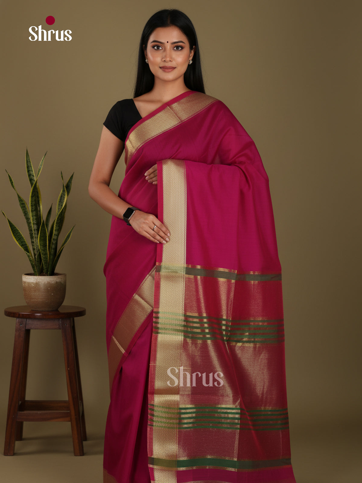 Pink & Green - Art Maheshwari  Saree