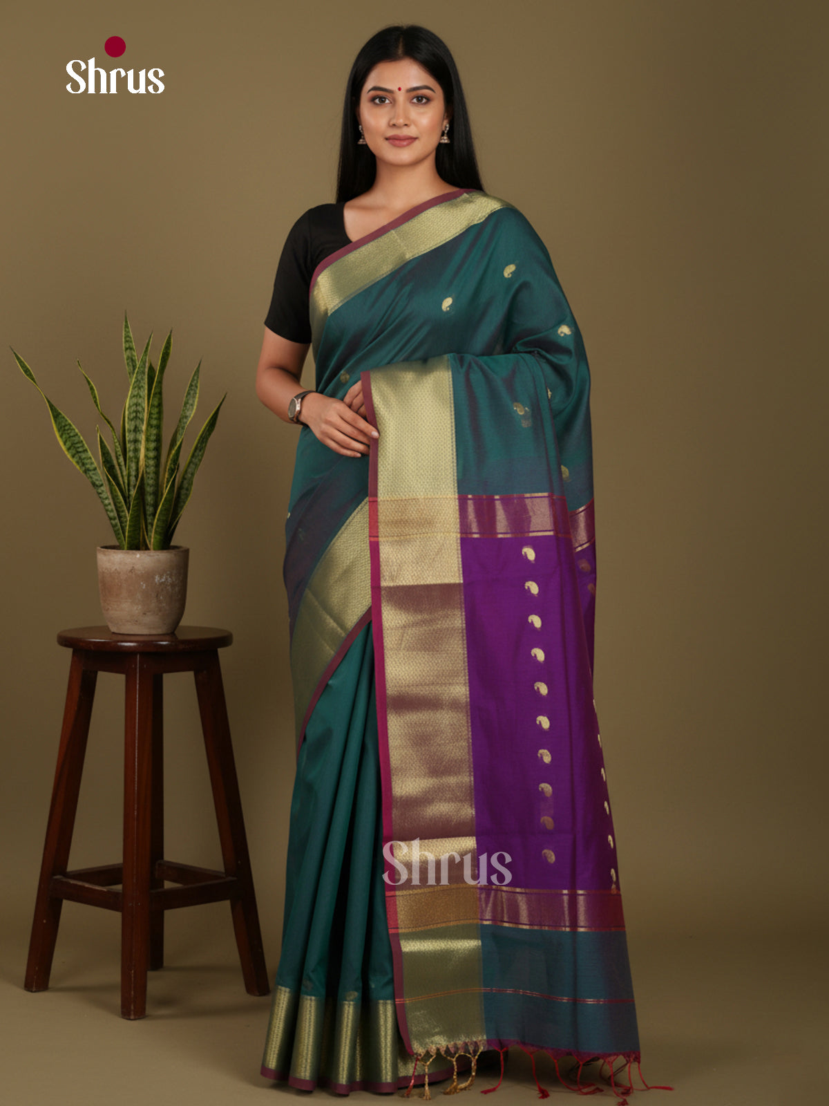 Green & Violet - Art Maheshwari  Saree