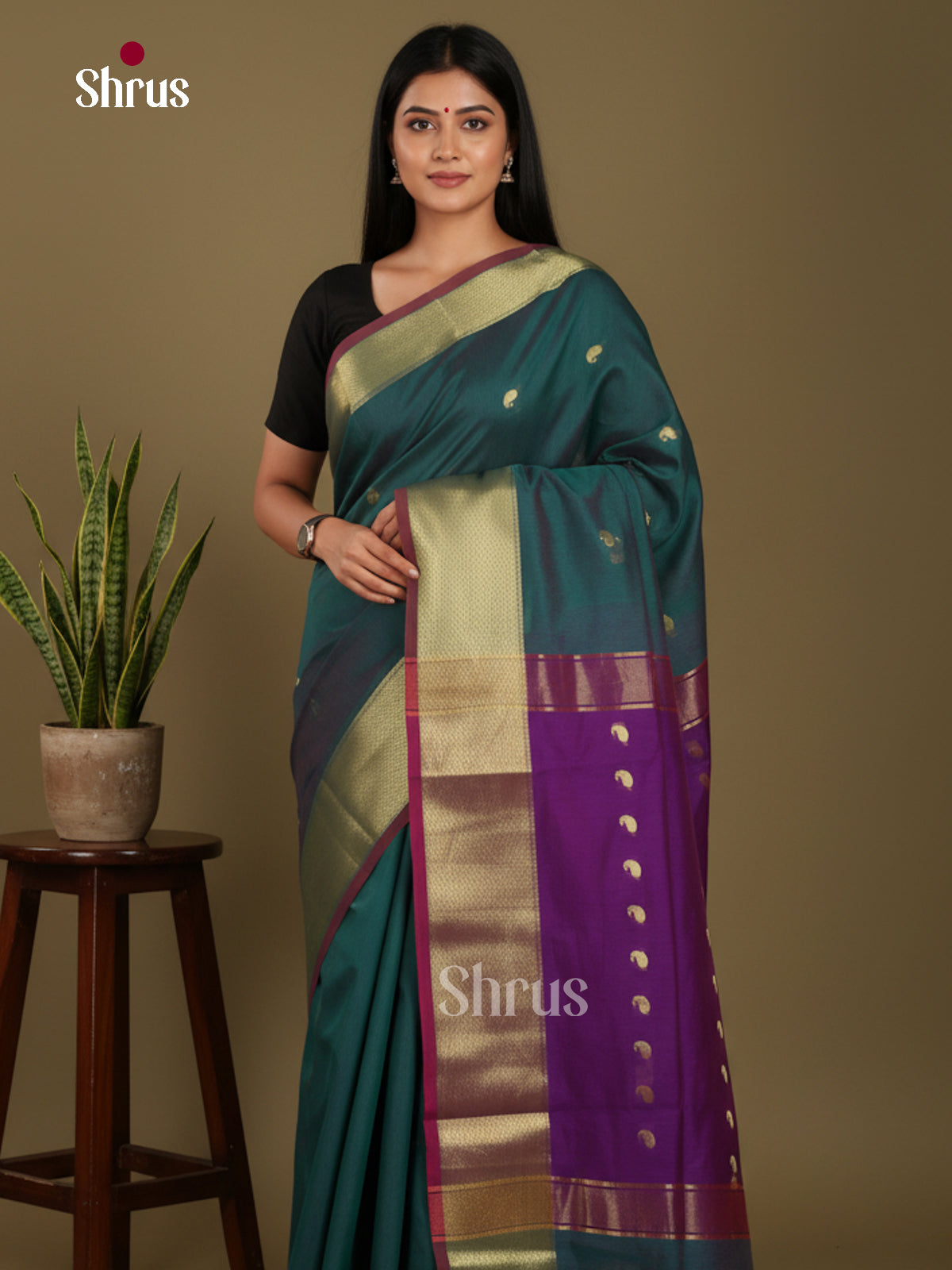 Green & Violet - Art Maheshwari  Saree