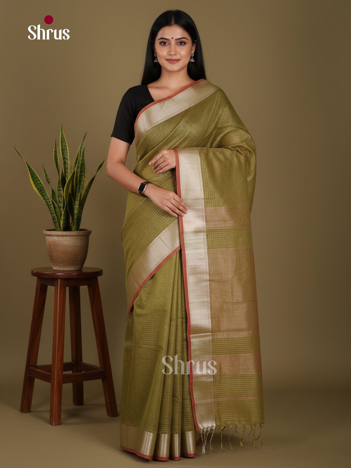 Olive Green - Art Maheshwari  Saree