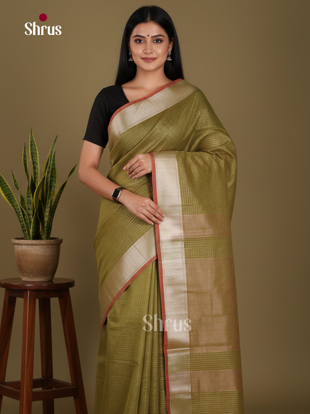 Olive Green - Art Maheshwari  Saree