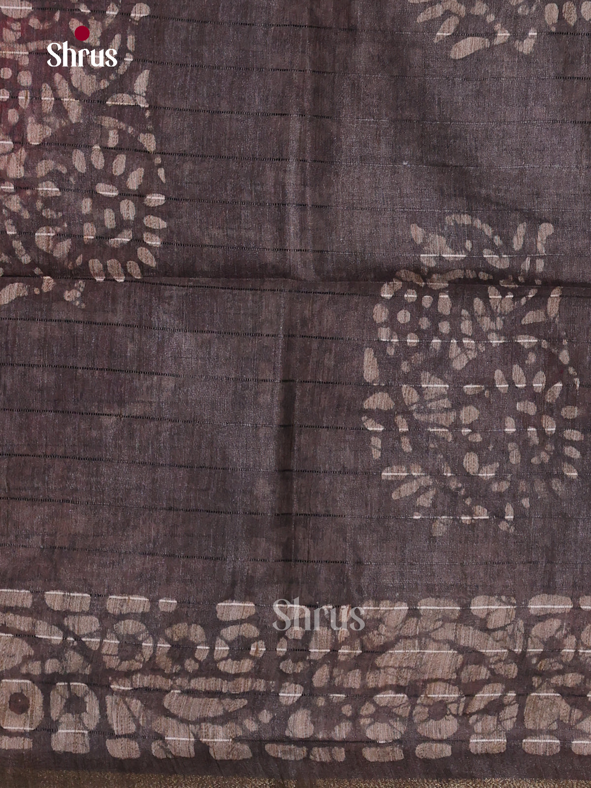 Maroon & Black- Bhatik Saree