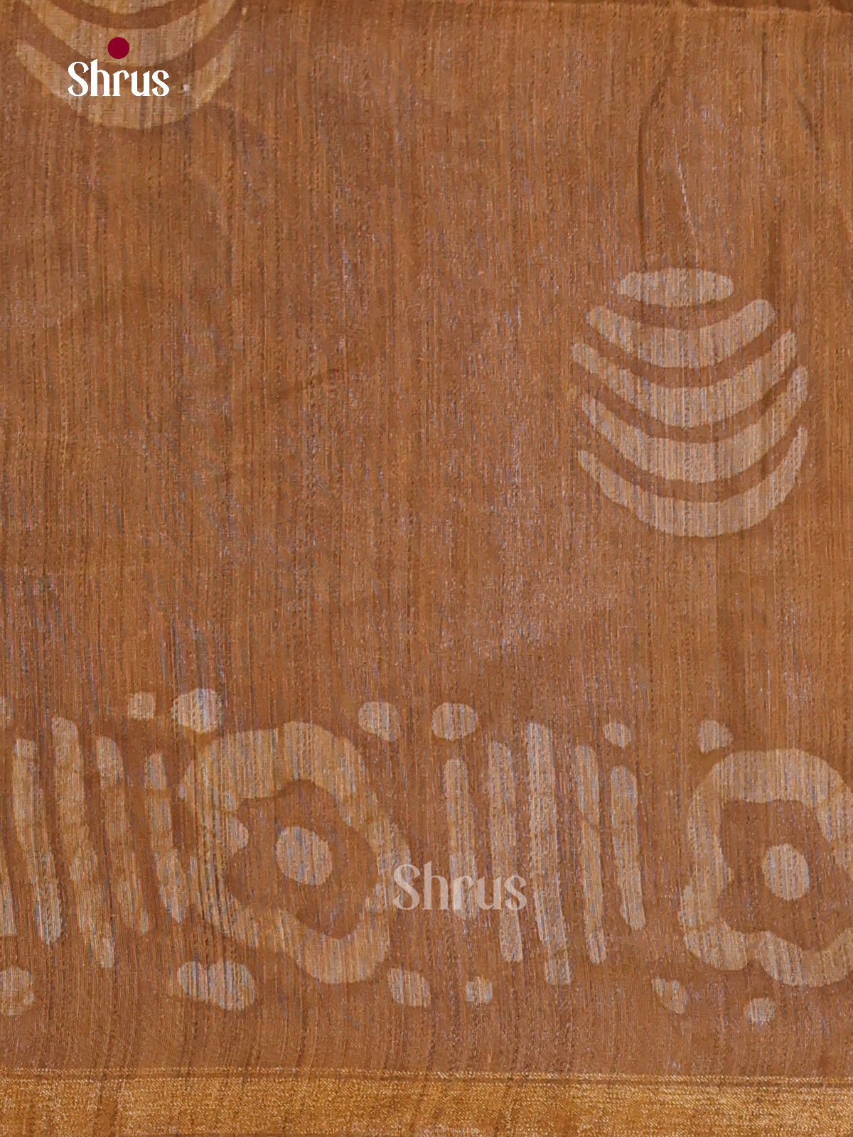 Light Brown- Bhatik Saree