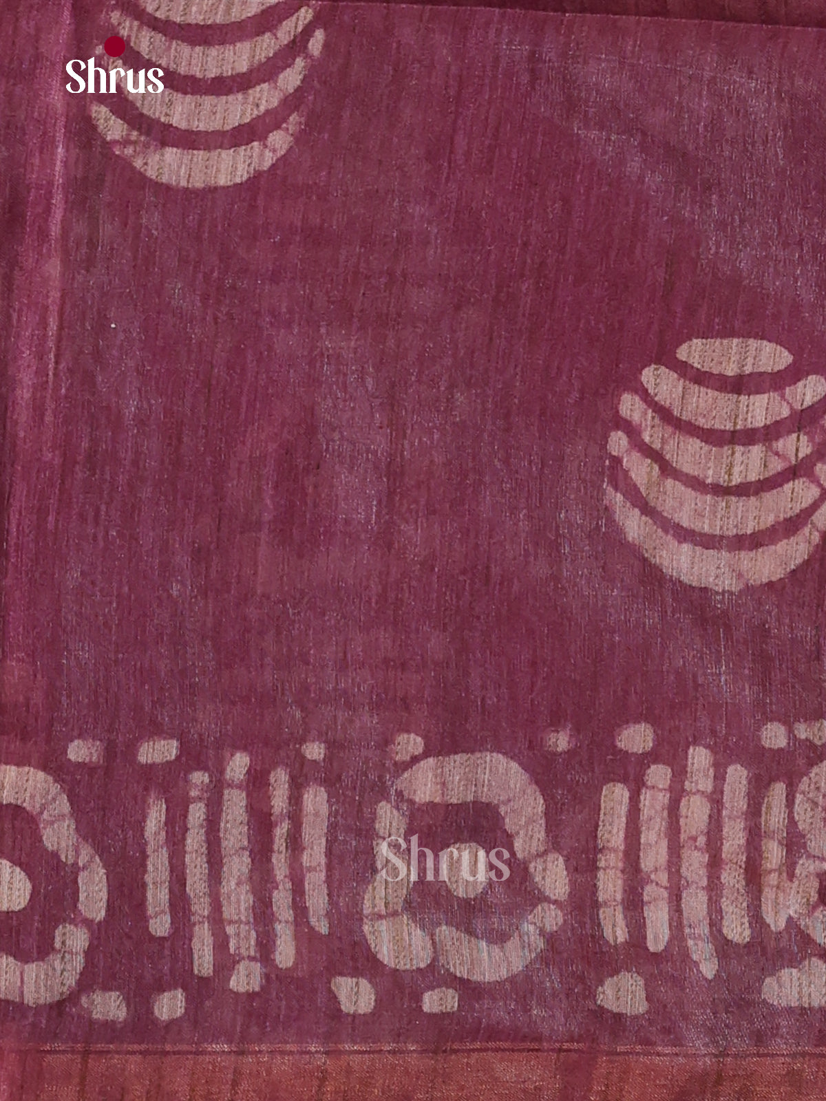 Maroon - Bhatik Saree