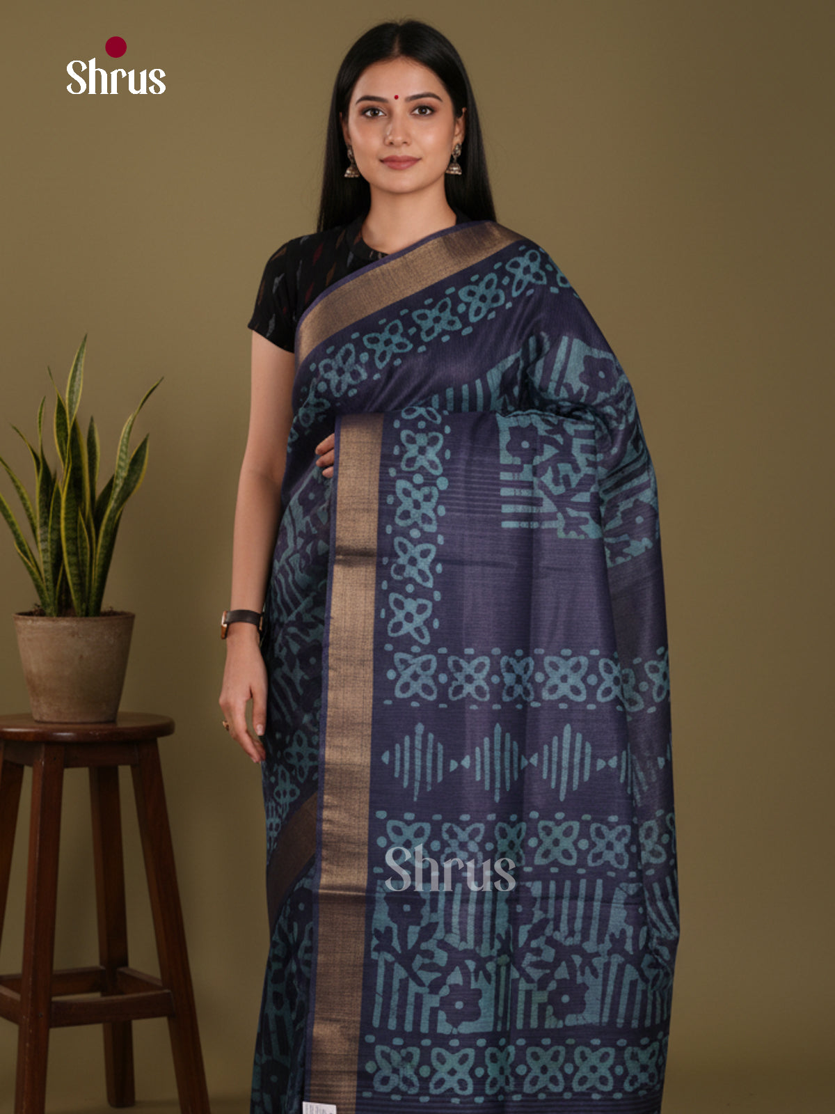 Blue - Bhatik Saree