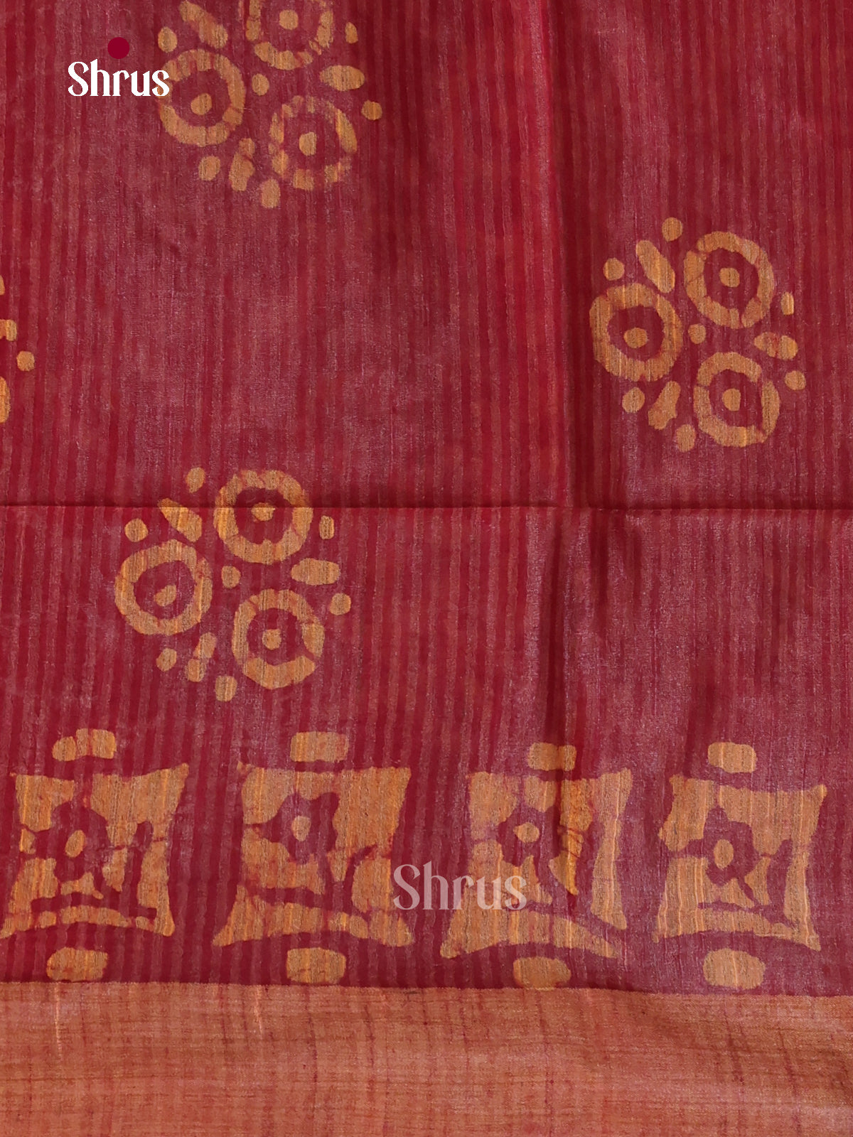 Maroon - Bhatik Saree