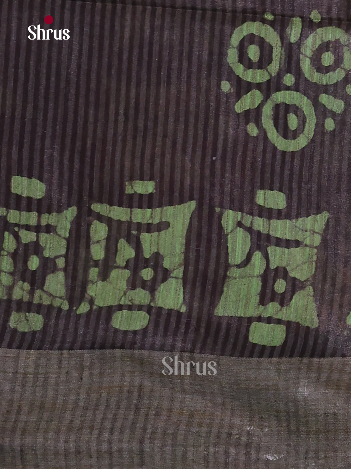 Black & Green- Bhatik Saree