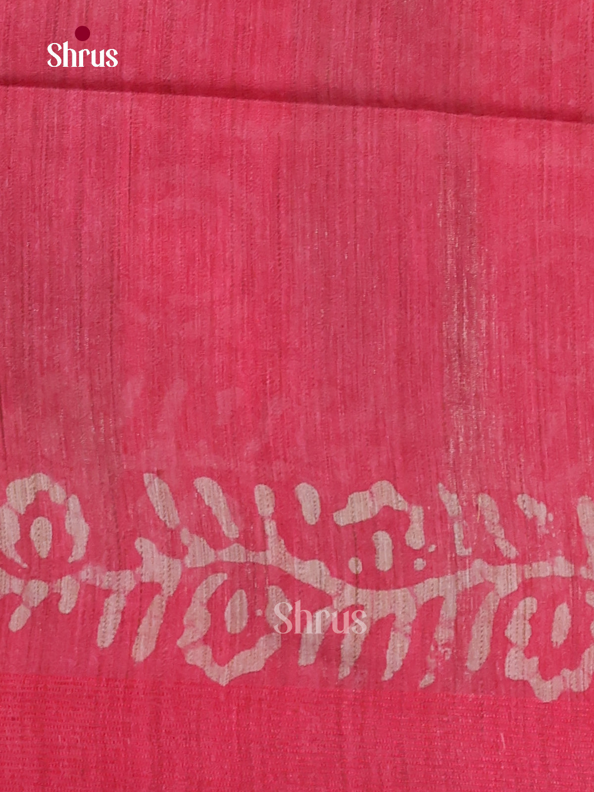 Blue & Red - Bhatik Saree