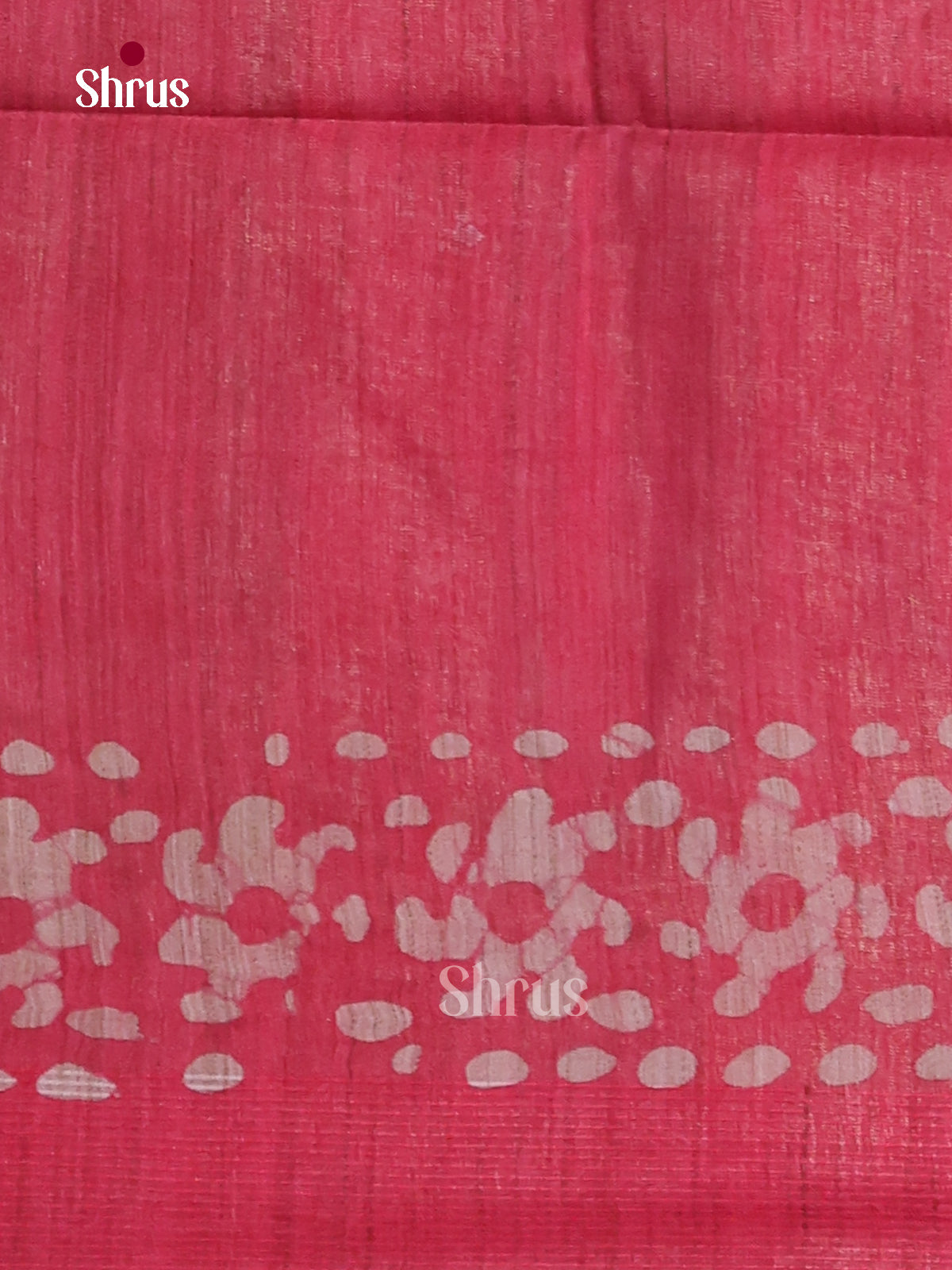 Blue & Red - Bhatik Saree