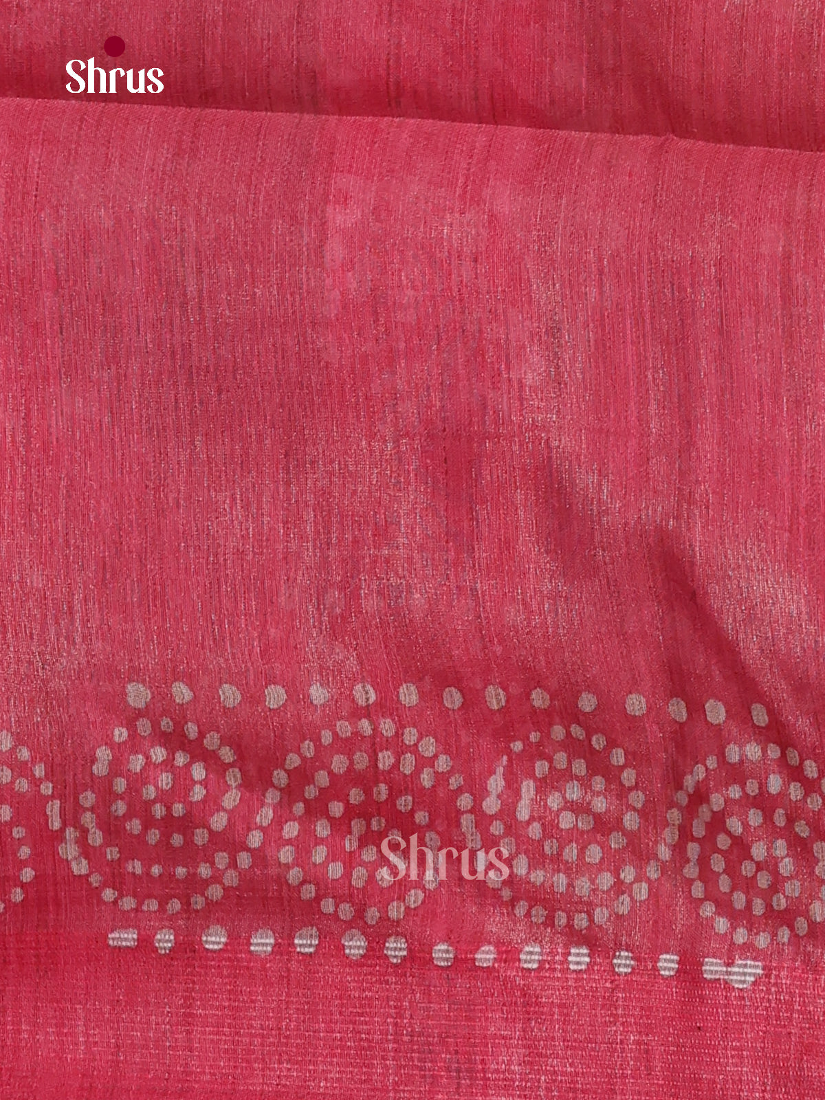 Blue & Red - Bhatik Saree