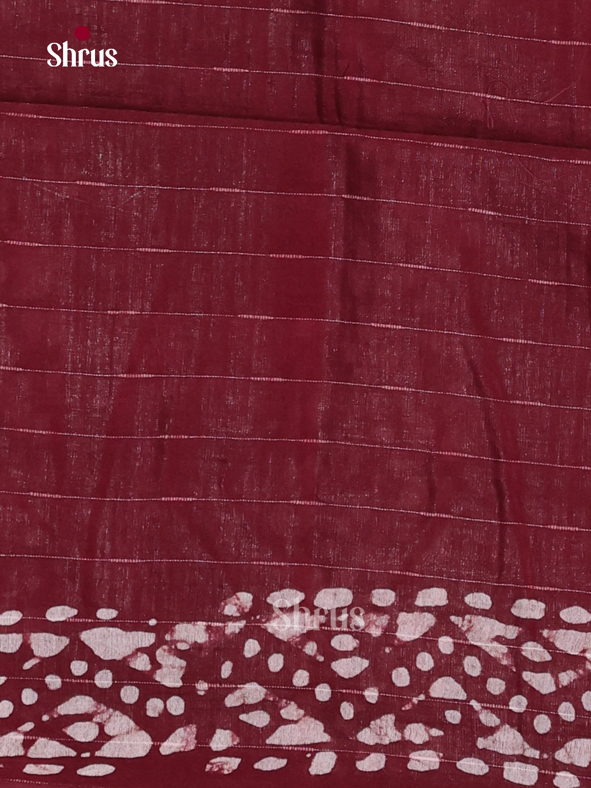 Pink & Maroon - Bhatik Saree