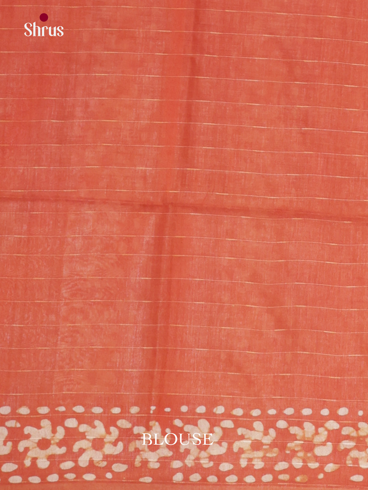 Dark Maroon & Brick - Bhatik Saree
