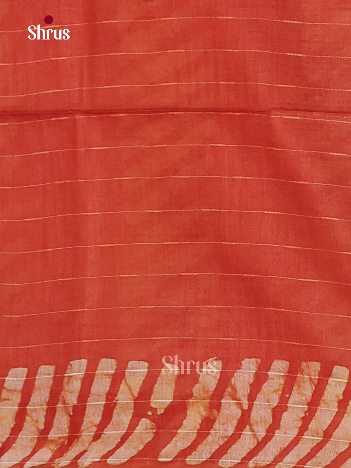 Coffee Brown & Brick - Bhatik Saree