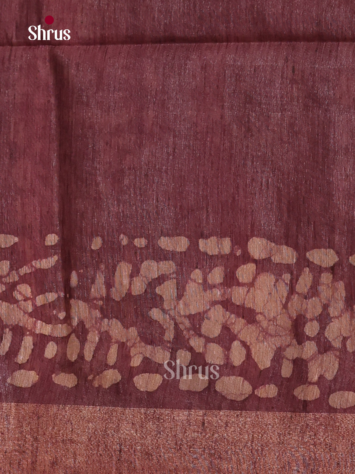 Red & Maroon - Bhatik Saree